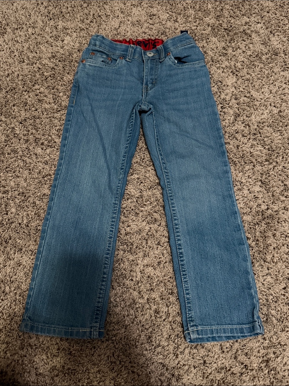 Levi's Medium Blue Relaxed Straight Jeans